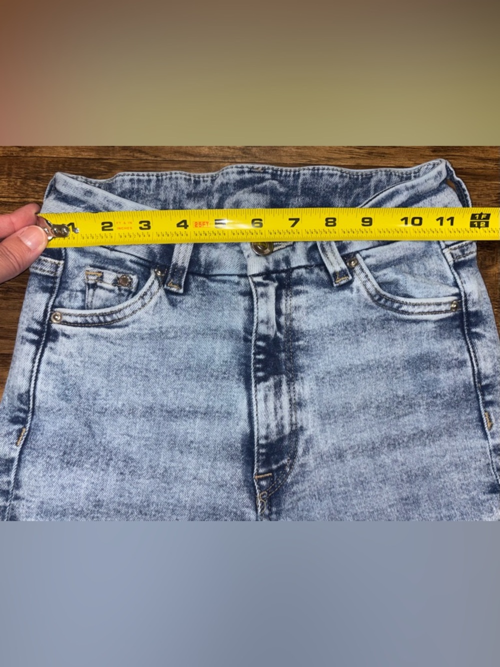 &DENIM Slim High Waist Ankle Length Jeans Size 2 - Picture 4 of 8
